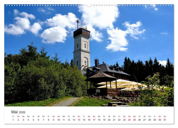 Produktbild: Annaberg - Hauptstadt des Erzgebirges (Wandkalender 2026 DIN A2 quer), CALVENDO Monatskalender