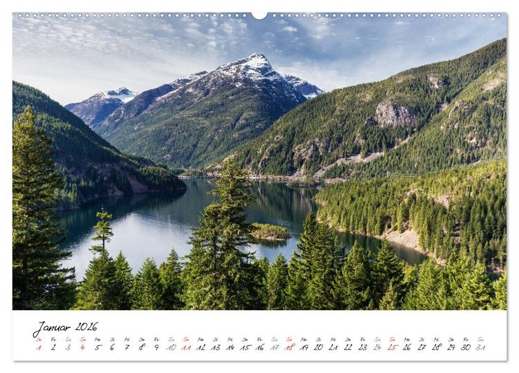 Produktbild: National-Parks der USA (hochwertiger Premium Wandkalender 2026 DIN A2 quer), Kunstdruck in Hochglanz