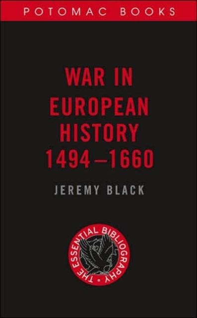 Produktbild: Black, J: War In European History, 1494&iquest;1660