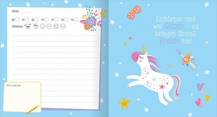 Produktbild: Mein Tagebuch &ndash; Einhorn (mit Schloss)