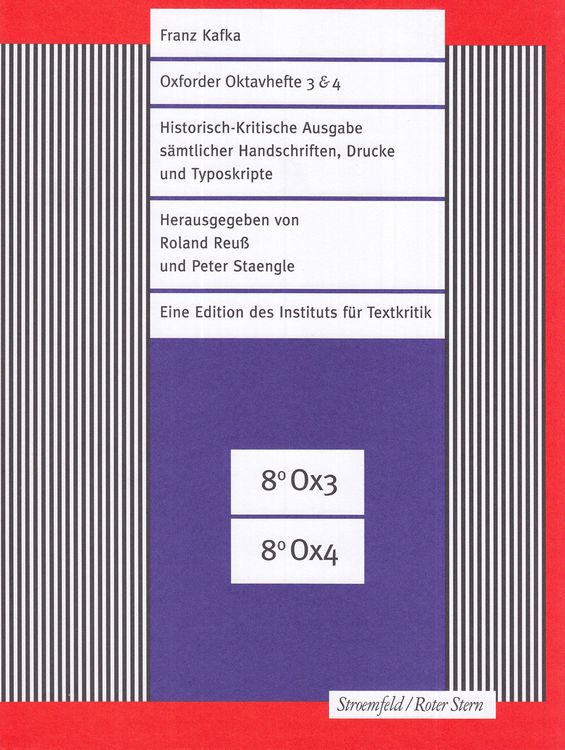 Produktbild: Historisch-Kritische Ausgabe sämtlicher Handschriften, Drucke und... / FKA Oxforder Oktavhefte 3 & 4