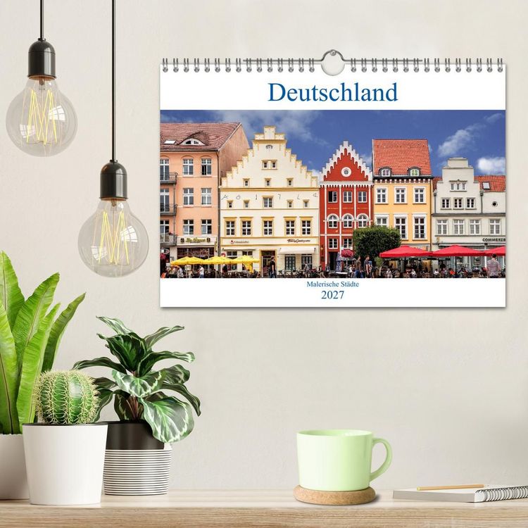 Produktbild: Deutschland - Malerische St&auml;dte (Wandkalender 2027 DIN A4 quer), CALVENDO Monatskalender