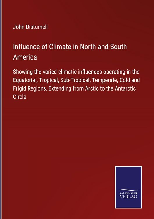Produktbild: Influence of Climate in North and South America