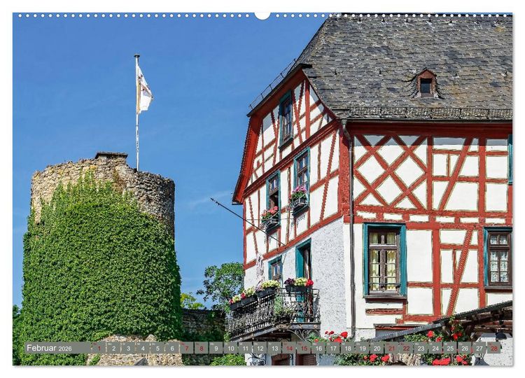 Produktbild: Eltville am Rhein - Wein, Sekt, Rosen (hochwertiger Premium Wandkalender 2026 DIN A2 quer), Kunstdruck in Hochglanz