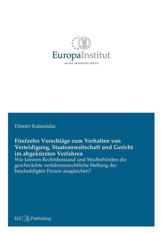 Produktbild: F&uuml;nfzehn Vorschl&auml;ge zum Verhalten von Verteidigung, Staatsanwaltschaft und Gericht im abgek&uuml;rzten Verfahren