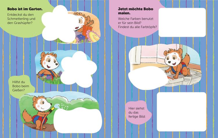 Produktbild: Bobo Siebenschl&auml;fer Mein Wassermalbuch