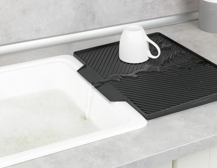 Abtropfmatte Sommerdesign – Muscheln, Seesterne, Saugfähig, 45,7 X 61 Cm