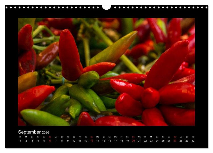 Produktbild: essbar &ndash; Buntes Obst und Gem&uuml;se (Wandkalender 2026 DIN A3 quer), CALVENDO Monatskalender