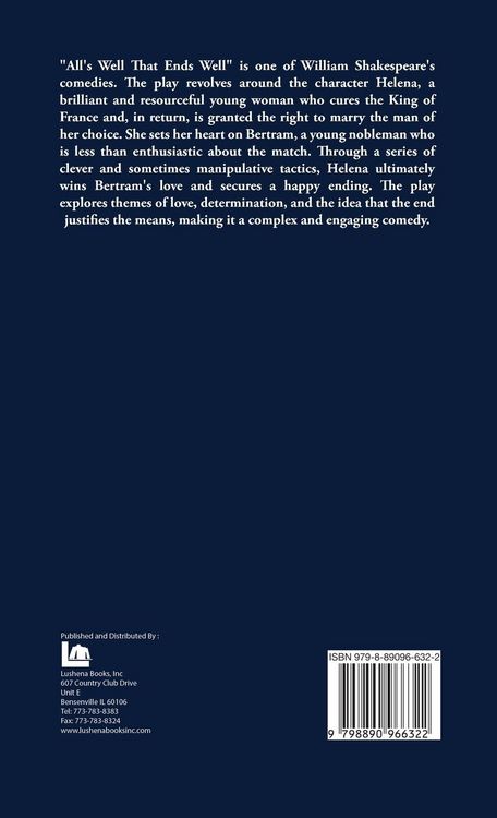 Produktbild: All's Well That Ends Well