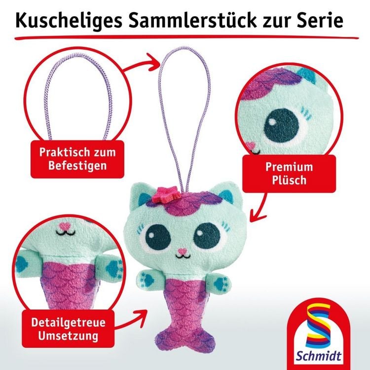 Produktbild: Gabby's Dollhouse, Meerk&auml;tzchen, 8,5 cm, Anh&auml;nger