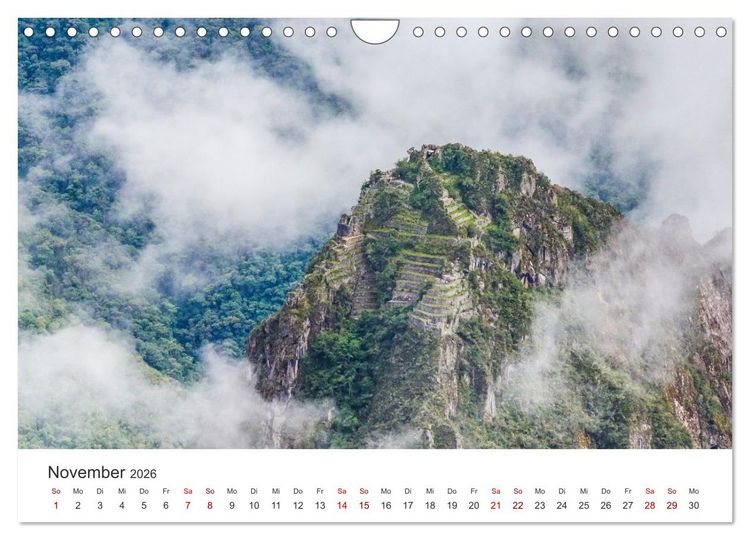 Produktbild: Macchu Picchu (Wandkalender 2026 DIN A4 quer), CALVENDO Monatskalender