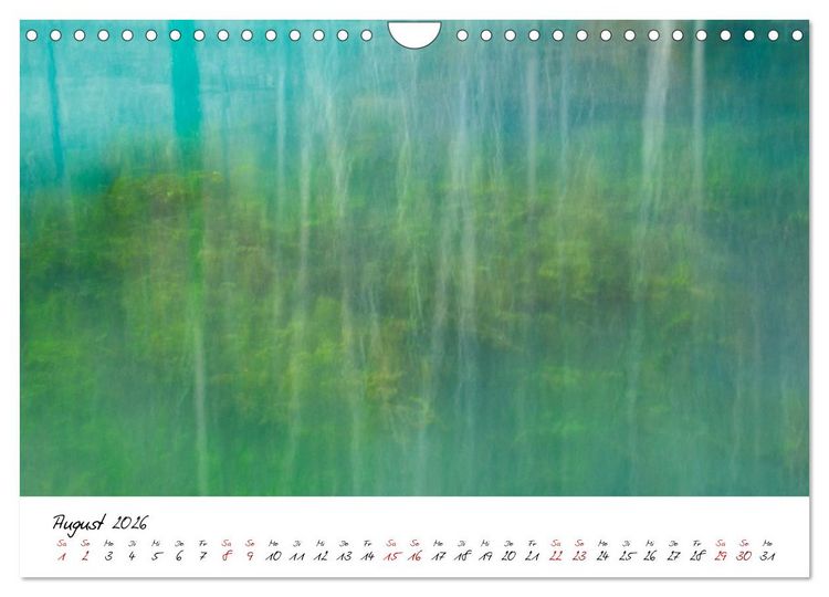 Produktbild: Abstrakte Landschaft ICM (Intentional Camera Movement) Fotografie (Wandkalender 2026 DIN A4 quer), CALVENDO Monatskalender