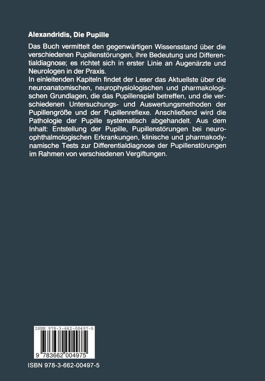 Produktbild: Die Pupille