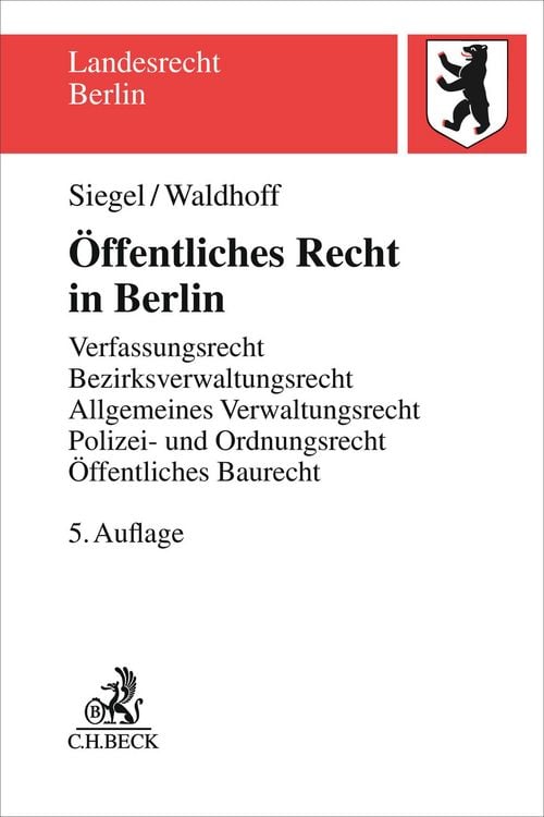 Produktbild: &Ouml;ffentliches Recht in Berlin