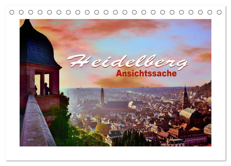 Produktbild: Heidelberg - Ansichtssache (Tischkalender 2026 DIN A5 quer), CALVENDO Monatskalender