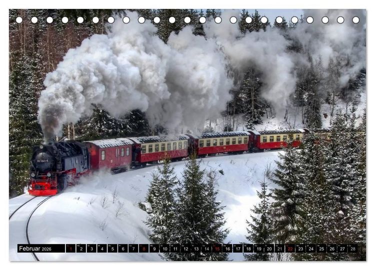 Produktbild: Harz Landschaften (Tischkalender 2026 DIN A5 quer), CALVENDO Monatskalender