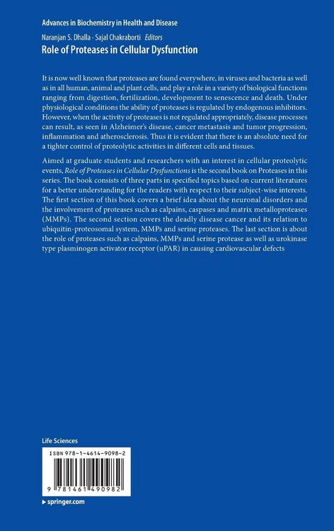 Produktbild: Role of Proteases in Cellular Dysfunction