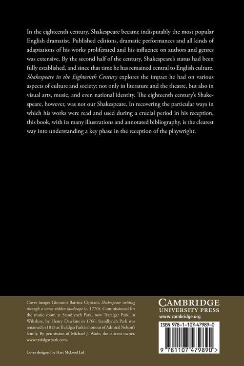 Produktbild: Shakespeare in the Eighteenth Century
