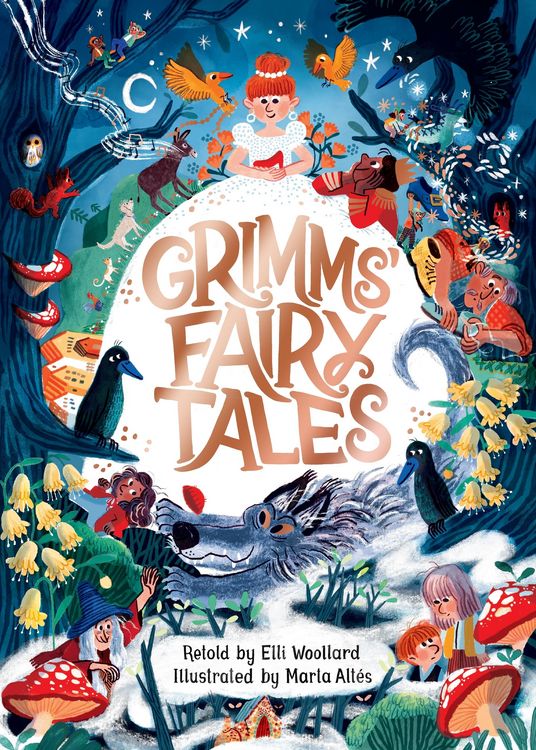 Produktbild: Grimms' Fairy Tales, Retold by Elli Woollard, Illustrated by Marta Altes