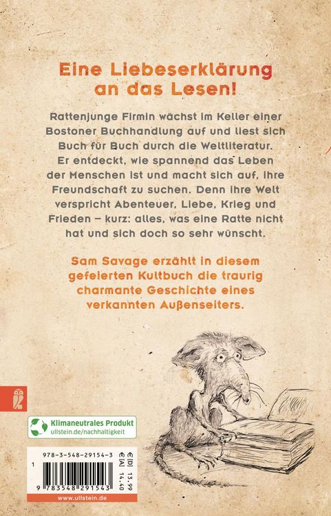 Produktbild: Firmin - Ein Rattenleben