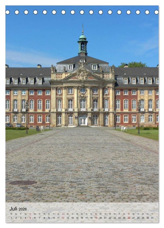 Produktbild: Historisches M&uuml;nster (Tischkalender 2026 DIN A5 hoch), CALVENDO Monatskalender