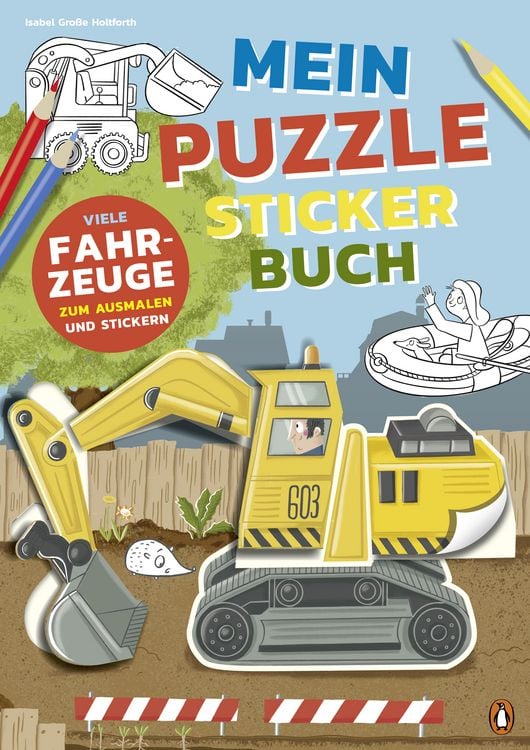 Produktbild: Mein bunter Puzzle-Sticker-Spa&szlig; - Fahrzeuge