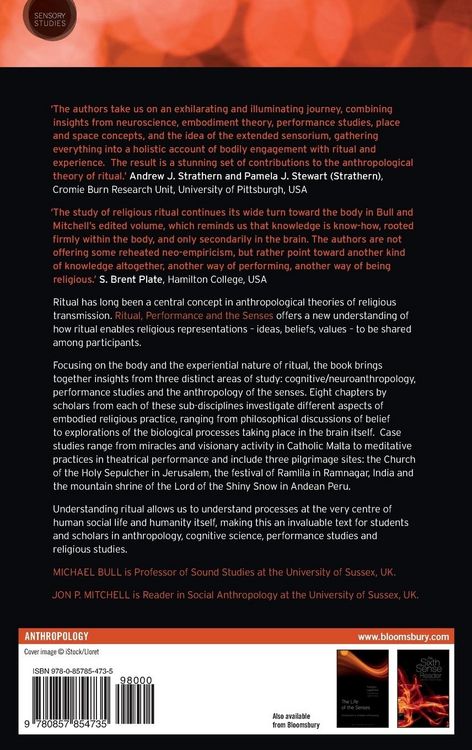 Produktbild: Ritual, Performance and the Senses
