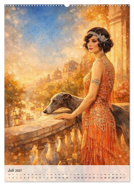 Produktbild: Glanz der Goldenen Zwanziger (hochwertiger Premium Wandkalender 2027 DIN A2 hoch), Kunstdruck in Hochglanz