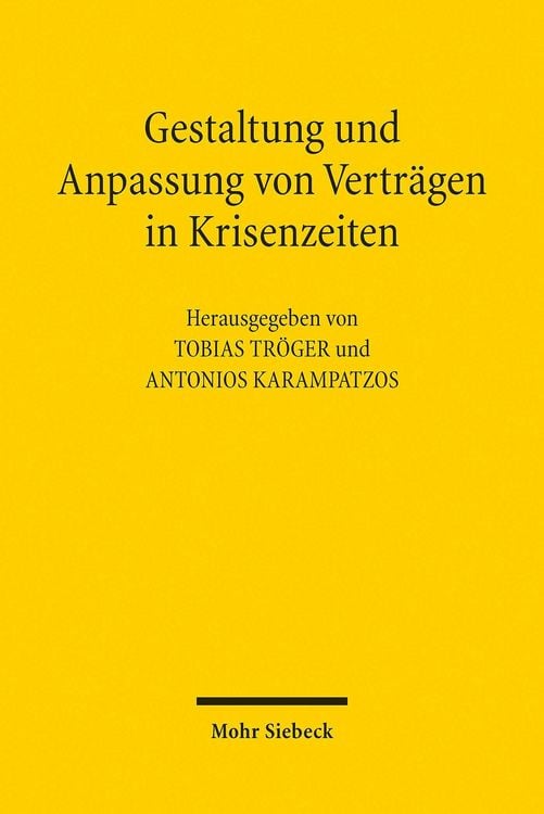 Produktbild: Gestaltung und Anpassung von Vertr&auml;gen in Krisenzeiten