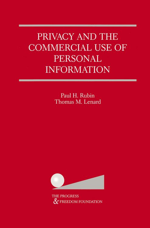 Produktbild: Privacy and the Commercial Use of Personal Information