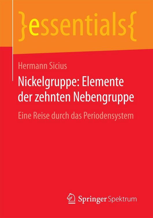 Produktbild: Nickelgruppe: Elemente der zehnten Nebengruppe
