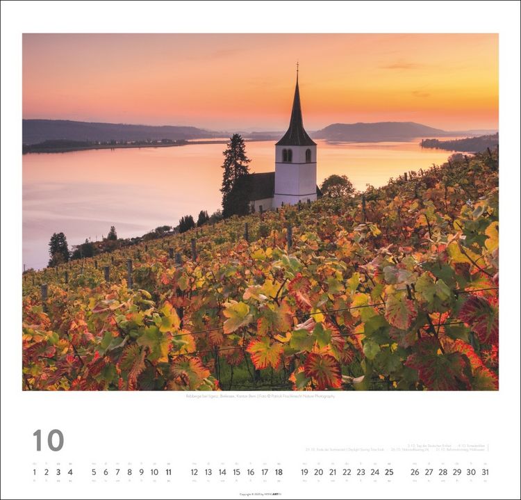 Produktbild: Schweiz Kalender 2026 - Schönste Landschaften und Ansichten