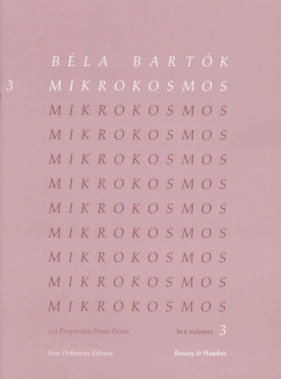 Produktbild: Mikrokosmos Volume 3 (Pink)