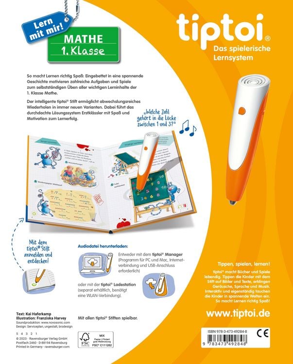 Produktbild: tiptoi&reg; Lern mit mir! - Mathe 1. Klasse
