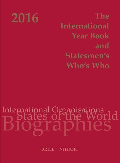 Produktbild: The International Year Book and Statesmen's Who's Who 2016