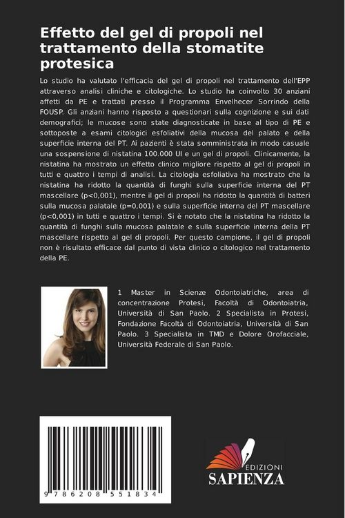 Produktbild: Effetto del gel di propoli nel trattamento della stomatite protesica