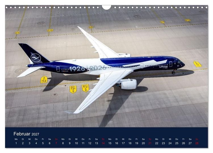 Produktbild: Lufthansa 100 Years (Wandkalender 2027 DIN A3 quer), CALVENDO Monatskalender