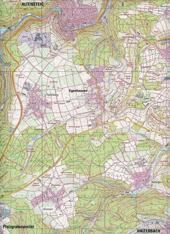 Produktbild: Altensteig 1 : 25 000