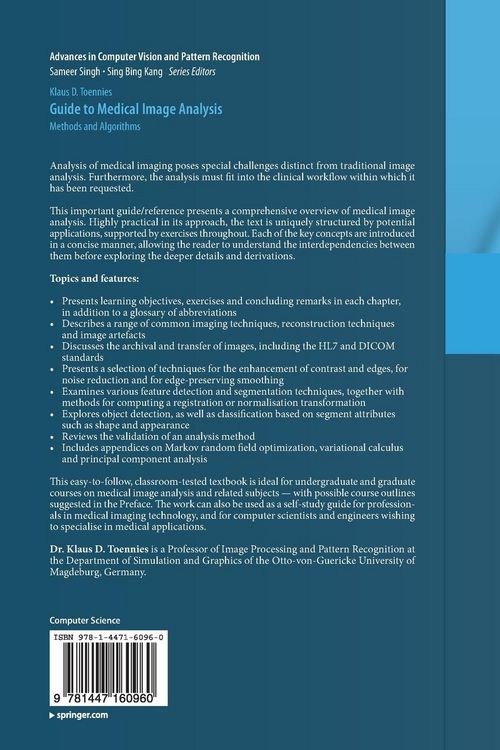 Produktbild: Guide to Medical Image Analysis