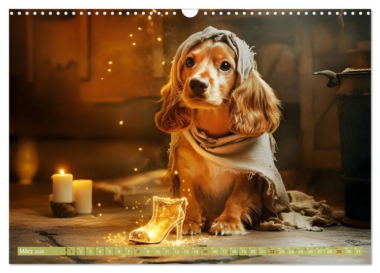 Produktbild: Pfoten Magie (Wandkalender 2026 DIN A3 quer), CALVENDO Monatskalender
