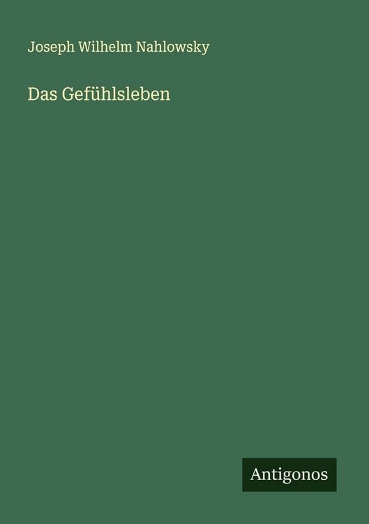 Produktbild: Das Gef&uuml;hlsleben