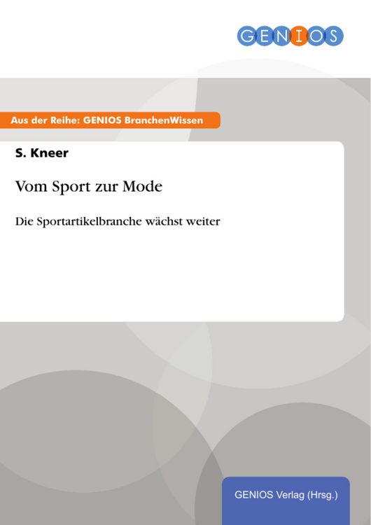 Produktbild: Vom Sport zur Mode