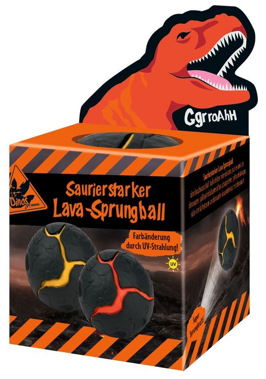 Produktbild: Saurierstarker Lava-Sprungball
