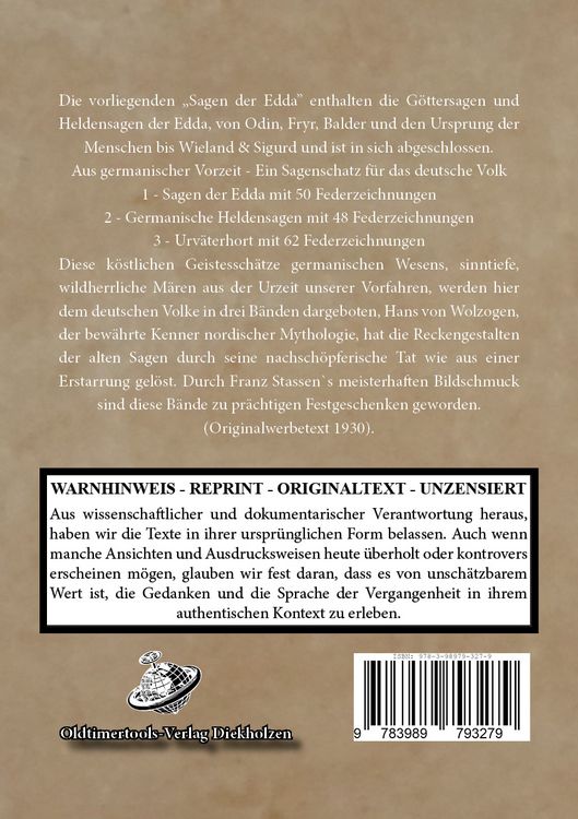 Produktbild: Sagen der Edda
