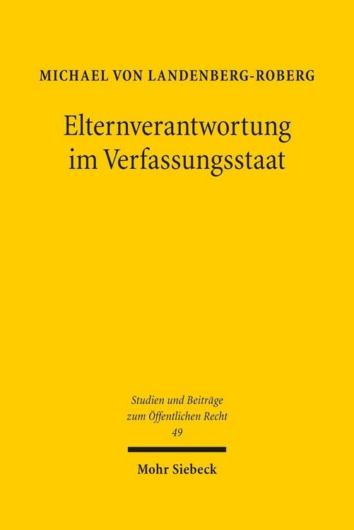 Produktbild: Elternverantwortung im Verfassungsstaat