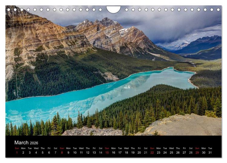 Produktbild: Western Canada (Wall Calendar 2026 DIN A4 landscape), CALVENDO 12 Month Wall Calendar