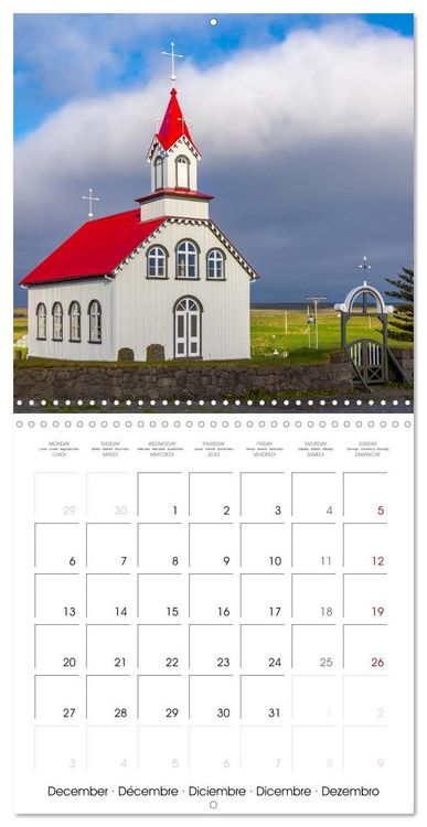 Produktbild: COLOURS OF ICELAND (Wall Calendar 2027 12 &times; 12 Inch) CALVENDO 12 Month Wall Calendar