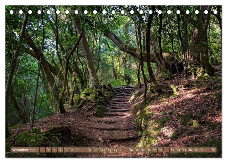 Produktbild: La Gomera Sonne, Meer und Vulkane (Tischkalender 2026 DIN A5 quer), CALVENDO Monatskalender