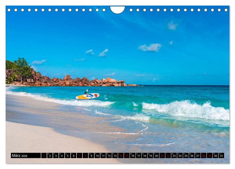 Produktbild: Seychellen - Das wahre Paradies (Wandkalender 2026 DIN A4 quer), CALVENDO Monatskalender