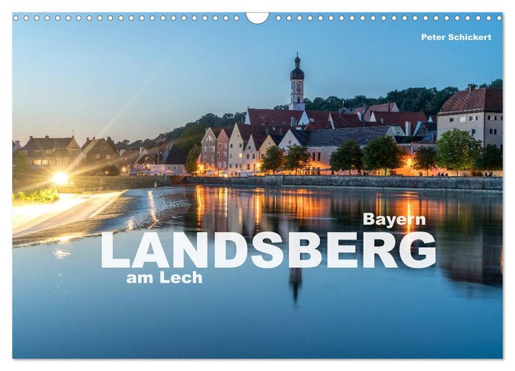 Produktbild: Landsberg am Lech (Wandkalender 2026 DIN A3 quer), CALVENDO Monatskalender